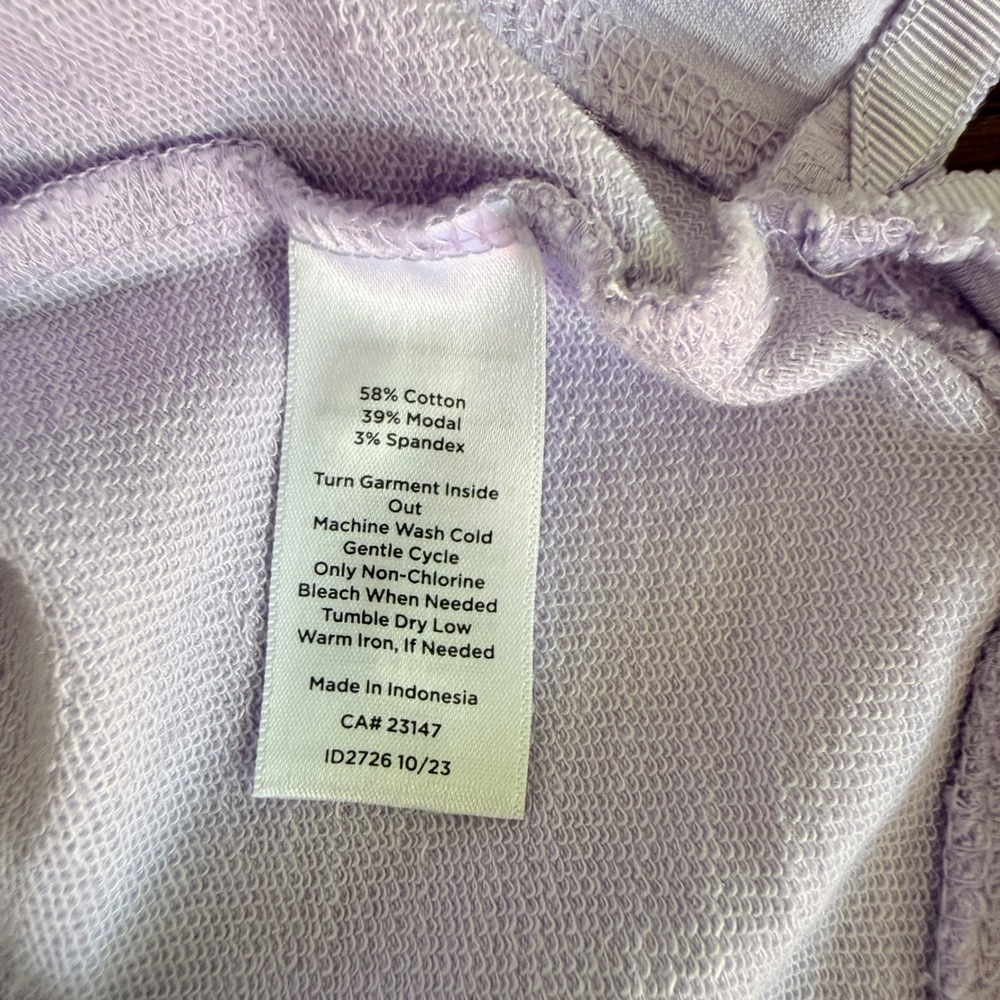 T by Talbots Womens Large Active Top Lavender Purple UPF 50 Collared Pullover - Picture 10 of 12
